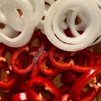 Peppers and Onions