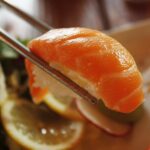 Raw Salmon Sushi