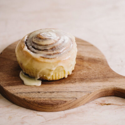 cinnamon rolls on the table