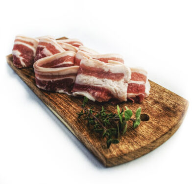 photo of raw bacon